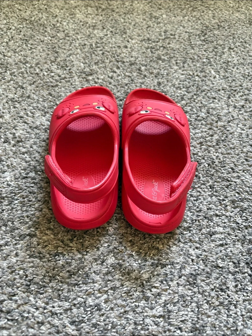 Kids Red Crab Sandals